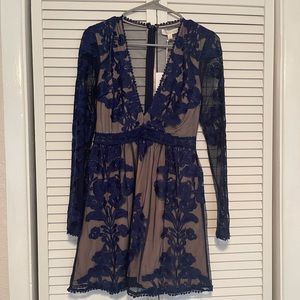 Cloud ten blue floral dress